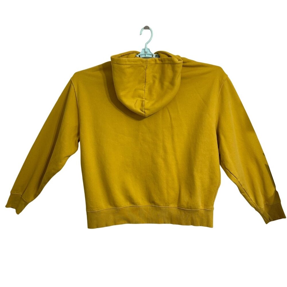 Old Navy XXL Carol Corn Yellow Hoodie Sweatshirt Dopamine Dressing Preppy - Picture 3 of 8